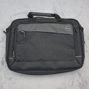 Dell Laptop Bag Black Messenger Pocket Zip Closure Organizer Protective